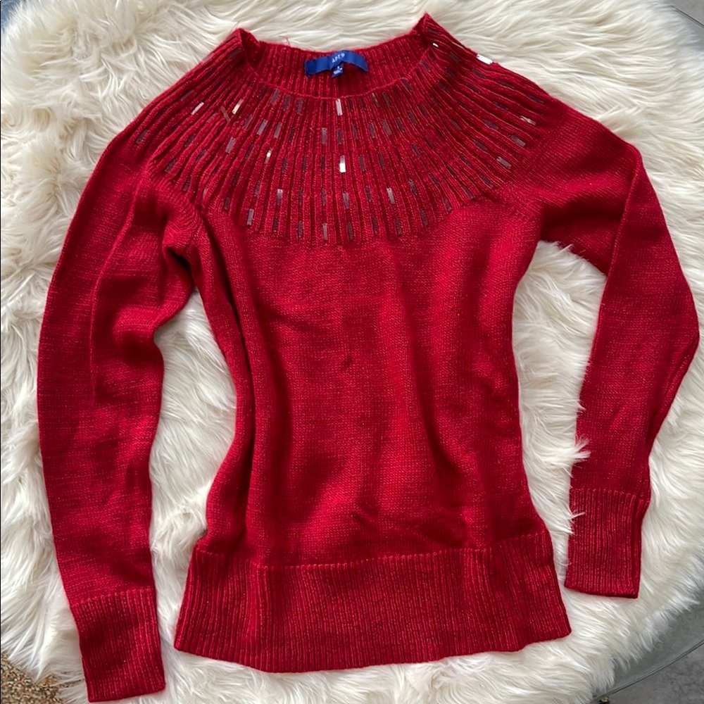 Elegant Red Sweater
